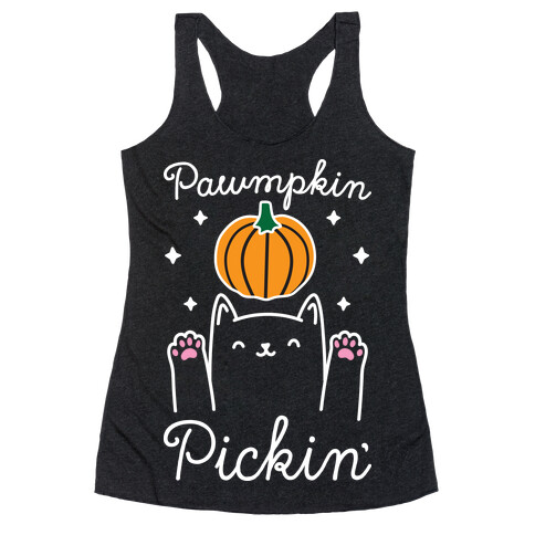 Pawmpkin Pickin' Racerback Tank Top