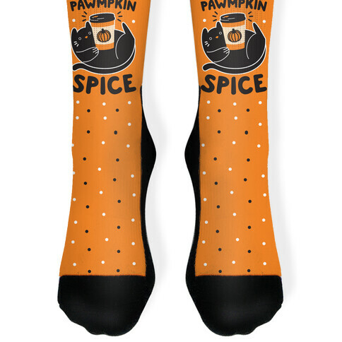 Pawmpkin Spice Sock