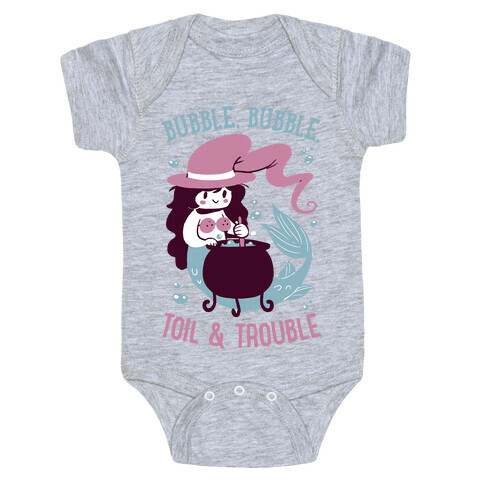 Bubble, Bubble, Toil & Trouble Baby One-Piece