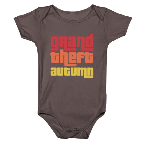 Grand Theft Autumn Baby One-Piece
