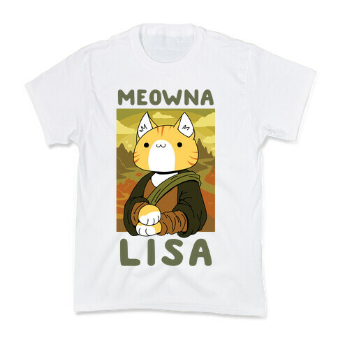 Meowna Lisa Kids T-Shirt