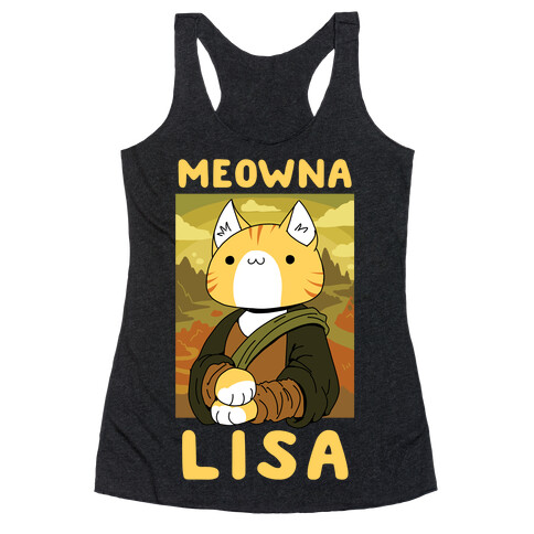 Meowna Lisa Racerback Tank Top