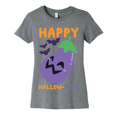 Happy Hallow-Peen Womens T-Shirt