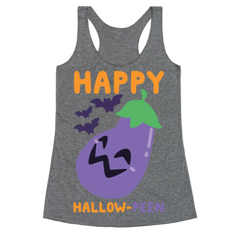 Happy Hallow-Peen Racerback Tank Top