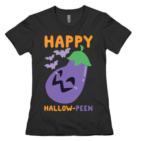 Happy Hallow-Peen Womens T-Shirt