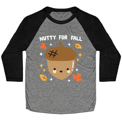 Nutty For Fall Baseball Tee