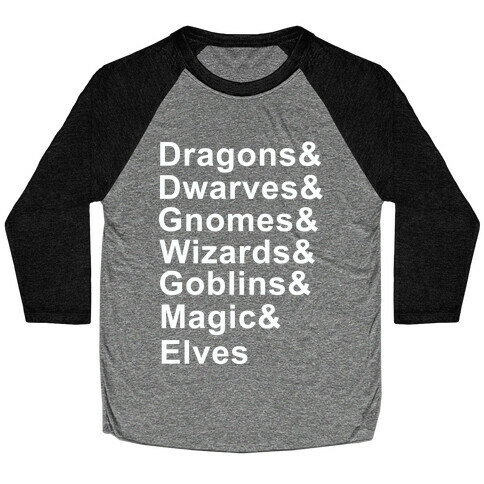 Fantasy List Baseball Tee