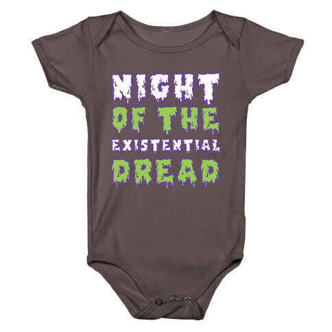 Night of the Existential Dread Baby One-Piece