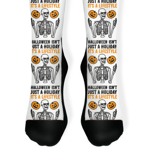 Halloween Isn't Just A Holiday, It's A Lifestyle Sock