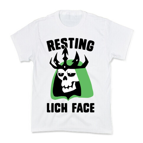 Resting Lich Face Kids T-Shirt