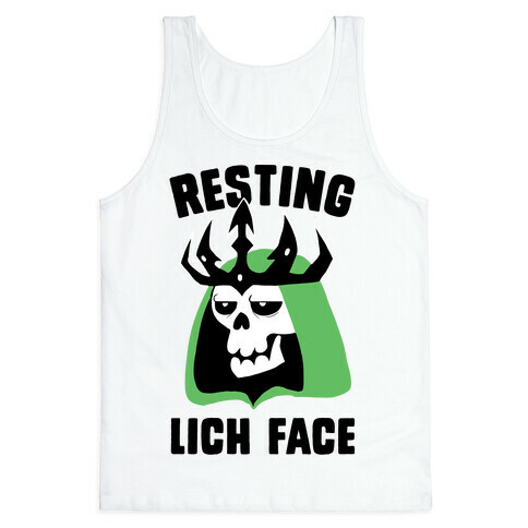 Resting Lich Face Tank Top