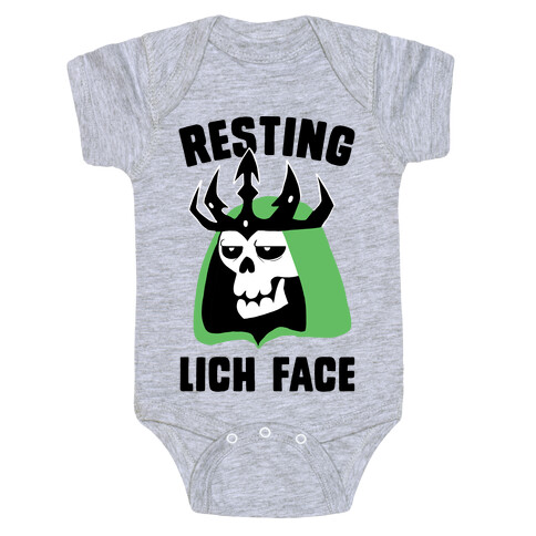 Resting Lich Face Baby One-Piece