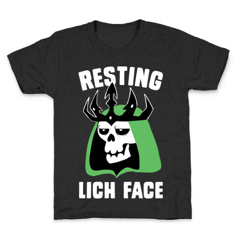 Resting Lich Face Kids T-Shirt