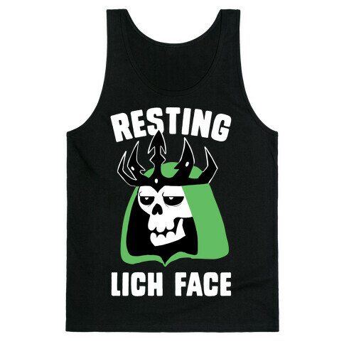 Resting Lich Face Tank Top