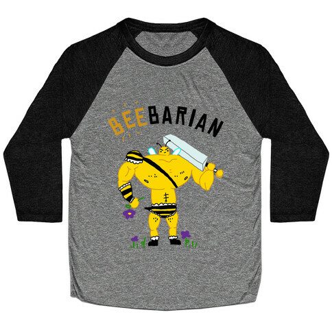 Beebarian Baseball Tee