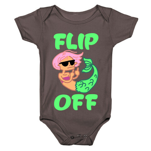 Flip Off Baby One-Piece