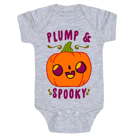 Plump and Spooky  Baby One-Piece