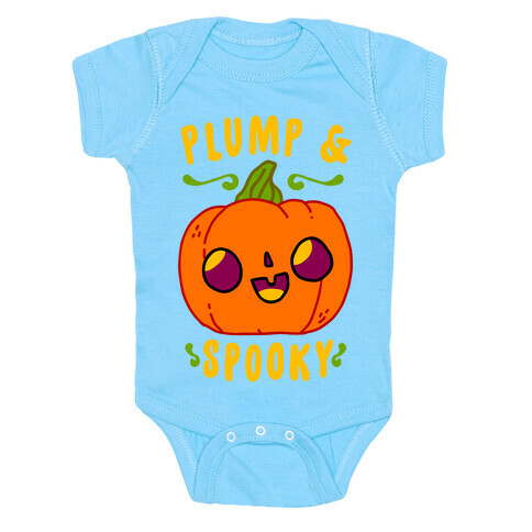 Plump and Spooky  Baby One-Piece