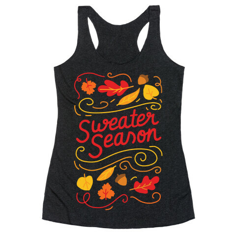 Sweater Season Racerback Tank Top