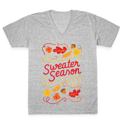 Sweater Season V-Neck Tee Shirt