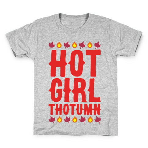 Hot Girl Thotumn Parody Kids T-Shirt