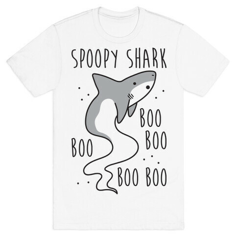 Spoopy Shark Boo Boo Boo T-Shirt