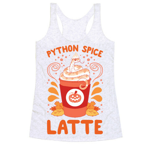 Python Spice Latte Racerback Tank Top