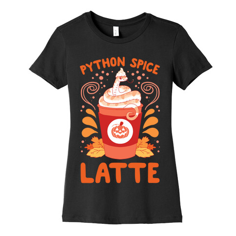 Python Spice Latte Womens T-Shirt