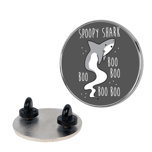 Spoopy Shark Boo Boo Boo Pin