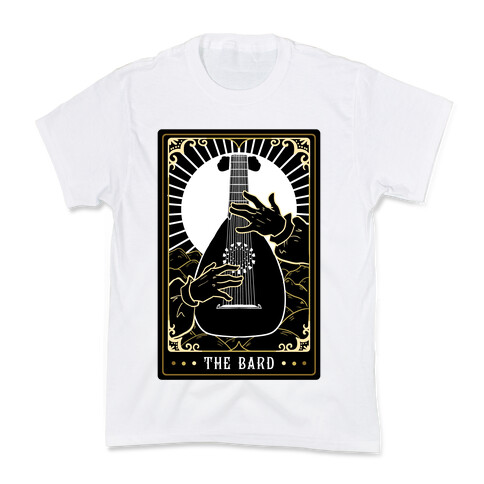 The Bard Tarot Card Kids T-Shirt