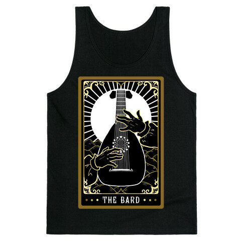 The Bard Tarot Card Tank Top