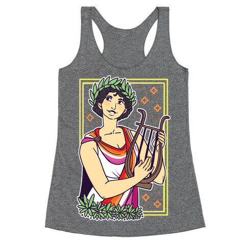 Sappho, Our Lady of Lesbians Racerback Tank Top