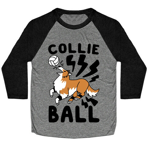 Collie Ball Baseball Tee