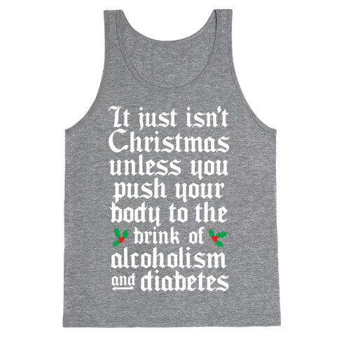 Alcoholism And Diabetes Tank Top