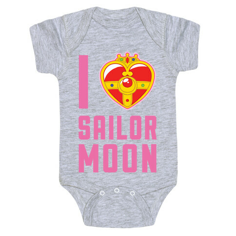 I Heart Sailor Moon Baby One-Piece