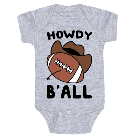 Howdy B'all Baby One-Piece