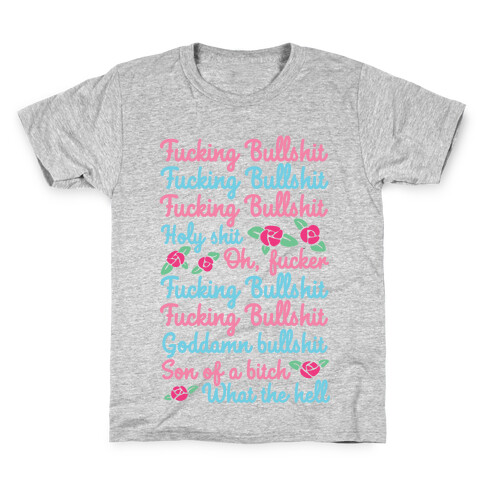 Galactic Mermaid Lyrics Kids T-Shirt