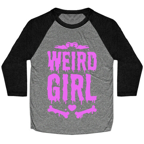 Weird Girl Baseball Tee