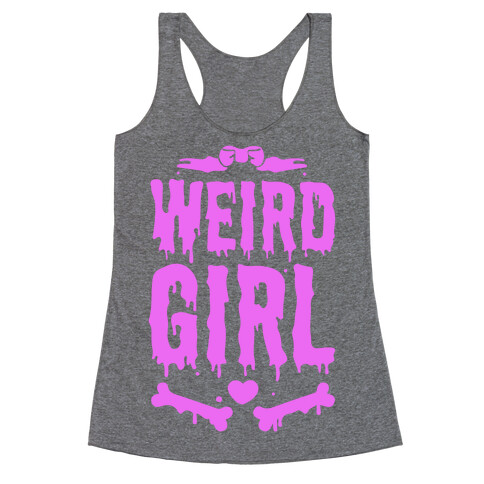 Weird Girl Racerback Tank Top