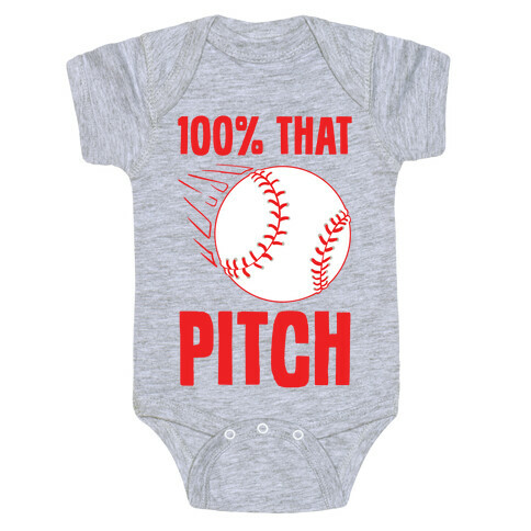100% That Pitch Baby One-Piece