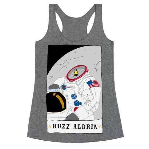 Buzz Aldrin Bee Racerback Tank Top