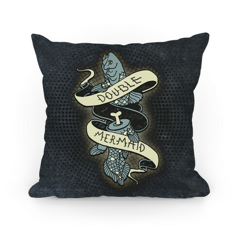 Double Mermaid Pillow