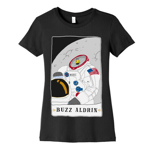 Buzz Aldrin Bee Womens T-Shirt