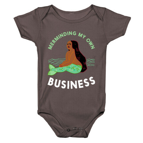 Merminding My Own Business Baby One-Piece