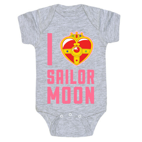 I Heart Sailor Moon Baby One-Piece