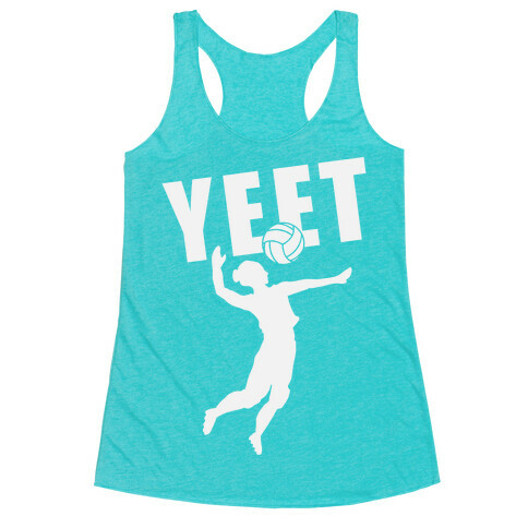 Volleyball YEET Racerback Tank Top