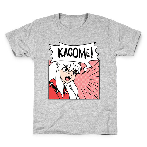 InuYasha Screaming Kagome (1 of 2 pair) Kids T-Shirt