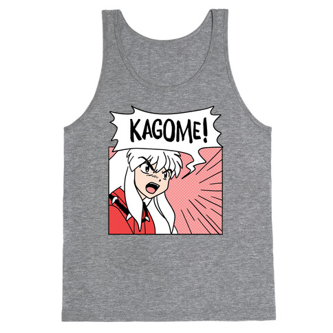 InuYasha Screaming Kagome (1 of 2 pair) Tank Top