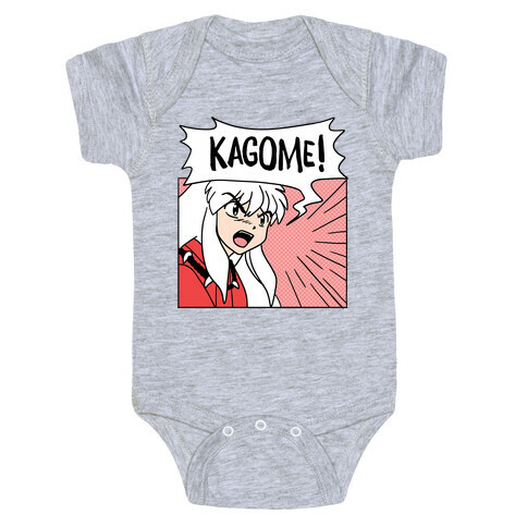 InuYasha Screaming Kagome (1 of 2 pair) Baby One-Piece