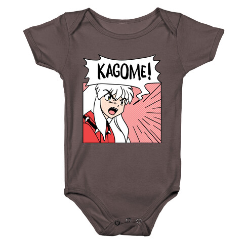 InuYasha Screaming Kagome (1 of 2 pair) Baby One-Piece